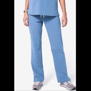 Figs Kade Cargo Scrub Pant - Ceil Blue - XS TALL